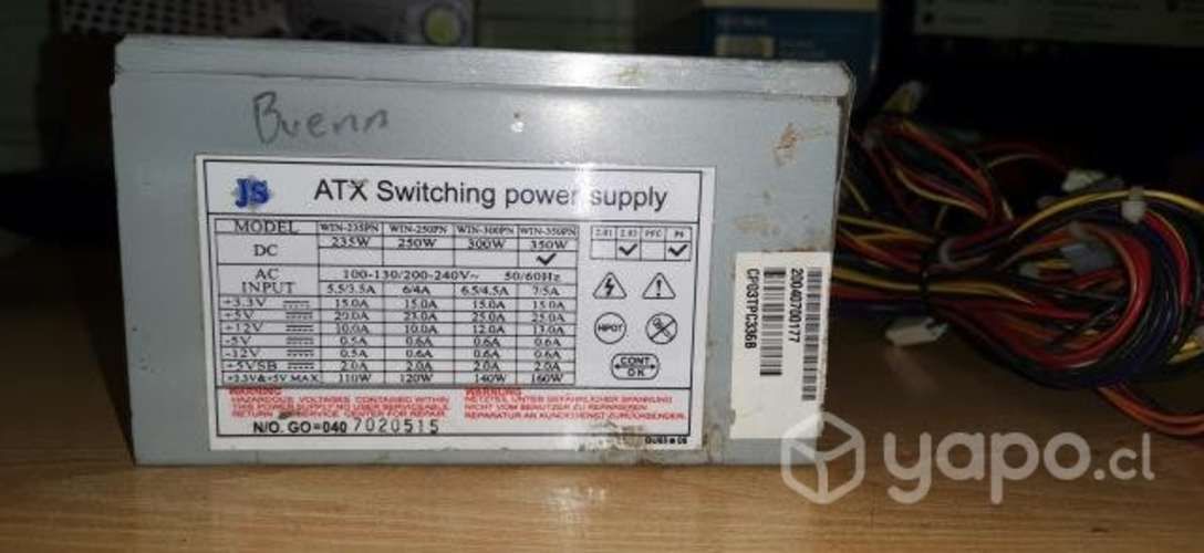 FUENTE PODER BARATO PARA Pentium 4, ARCADE Y EXPER