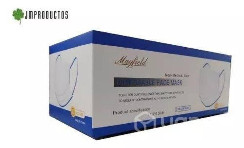 Mascarilla Desechable Certificada 3 Capas Caja 50