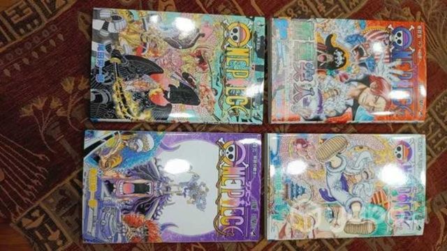 Manga One piece Vol. 102, 103, 104 y 105