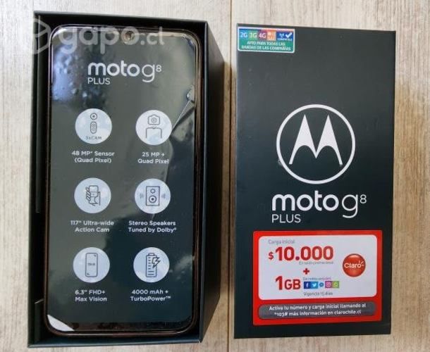 MOTOROLA G8 PLUS 64GB/ Camara 48MP + 5MP + 4MP