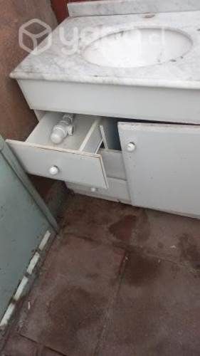Mueble lavaplatos cubierta mármol