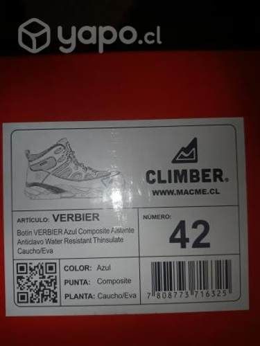 Botin seguridad climber