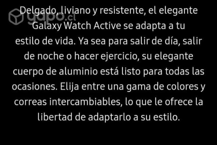 Samsung galaxy WATCH