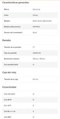 Samsung galaxy WATCH