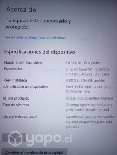 Notebook Lenovo thinkpad modelo T460