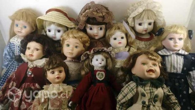 Muñecas antiguas de porcelana, desde 15.000