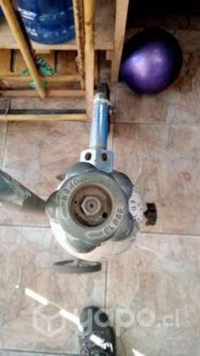 Tubo de oxígeno vacio medicinal