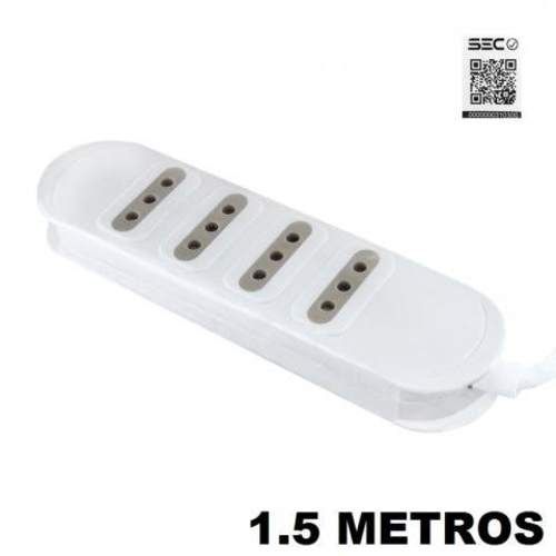 Alargador Electrico 1.5 Metros, 4 Entradas Macrote