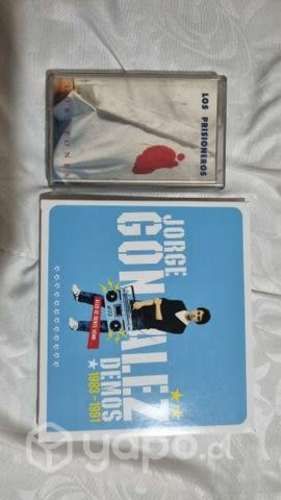 Discos Los Prisioneros/Jorge Gonzalez firmado