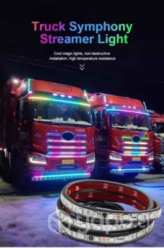 Cinta Luz Led Rgb De 24v Para Camión Luz De Advert