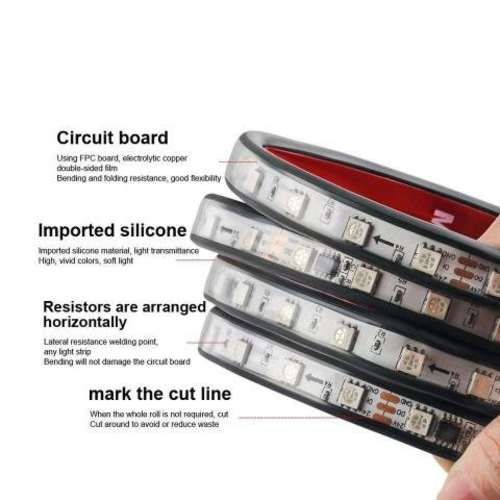 Cinta Luz Led Rgb De 24v Para Camión Luz De Advert