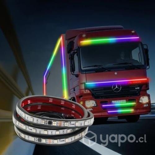 Cinta Luz Led Rgb De 24v Para Camión Luz De Advert