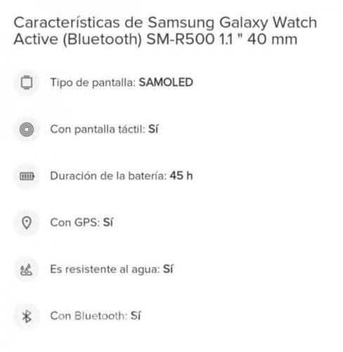 Samsung watch active rose gold