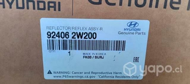 Reflactante hyundai santa fe
