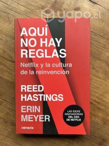 Aquí no hay reglas, Netflix libro NUEVO