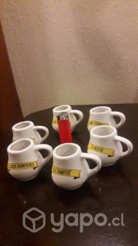 Jarritos cerámica pollo al coñac