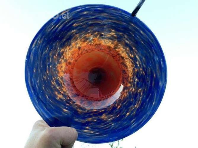 Antiguo cristal Art Deco firmado Schneider impecab