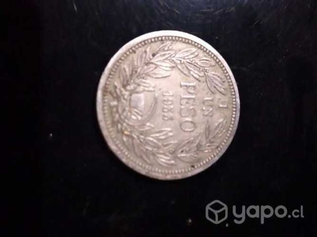 Moneda Chilena de plata 1933