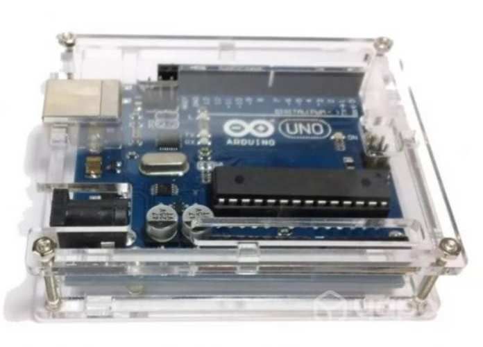 Caja Acrílica Transparente Armable Arduino Uno