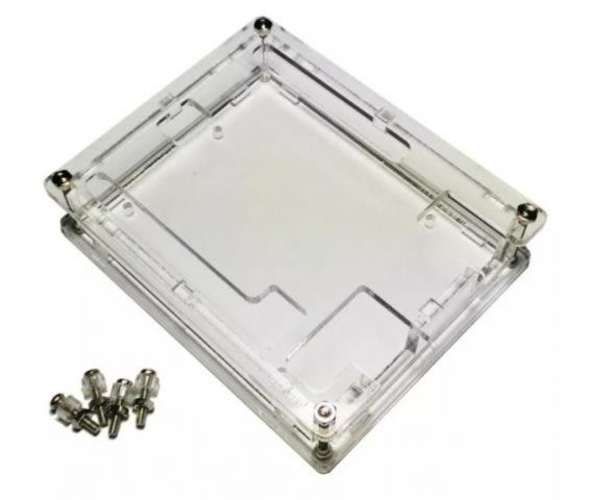 Caja Acrílica Transparente Armable Arduino Uno