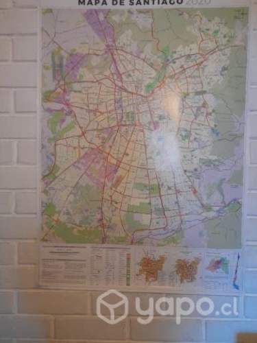 Mapa de Santiago Chile