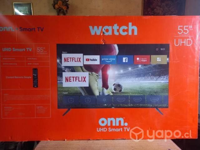 Tv led onn 4k 55"nueva en su caja