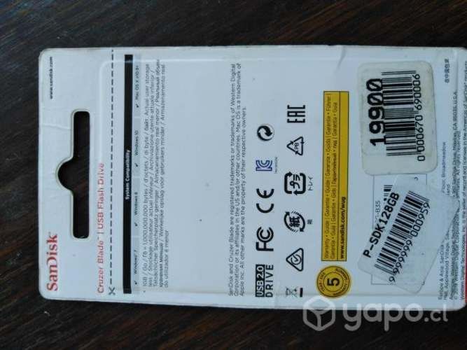 Pendrives 128gb nuevos