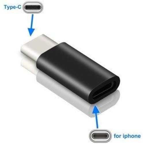 Adaptador convertidor IPhone Lightning a Tipo C