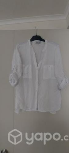 Blusa S blanca delgada