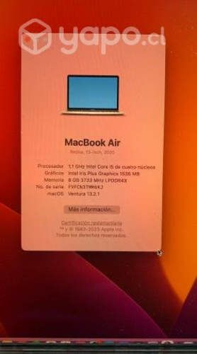 Macbook Air 13 (2020) Rosegold