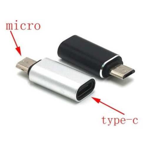 Adaptador convertidor Tipo C a Micro Usb v8