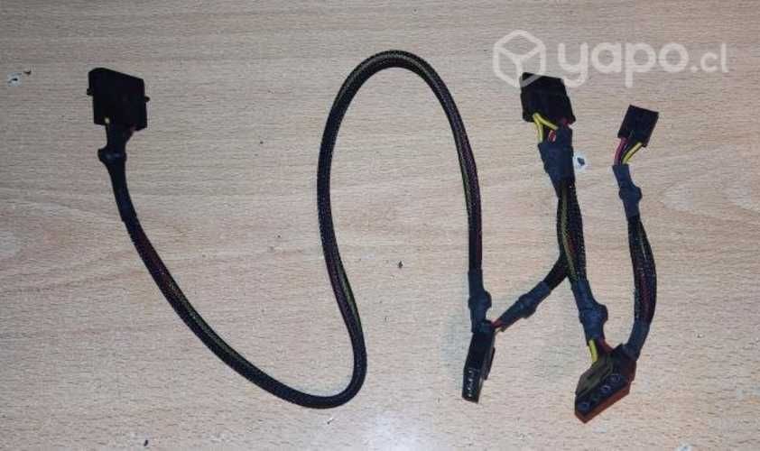 Cable 1 Molex Macho & 3 Molex Hembra