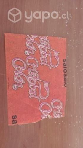 Sobre antiguo álbum Cristóbal colon