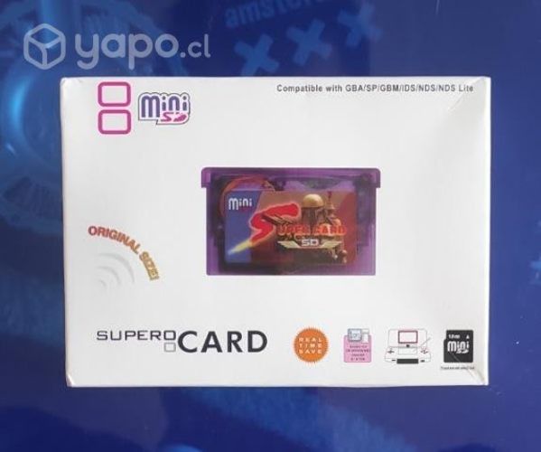 Supercard Mini Sd GBA/SP/GBM/IDS/NDS nintendo
