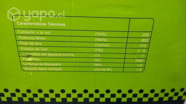 Pistola electrica para pintar