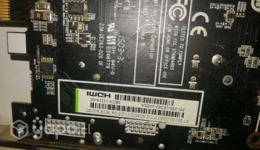 AMD radeon R7 Sapphire 240 2GB