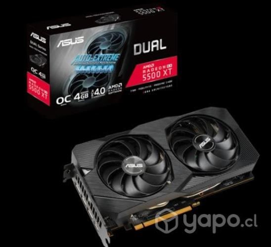 T de Video Amd Asus Dual Radeon Series Rx 5500xt