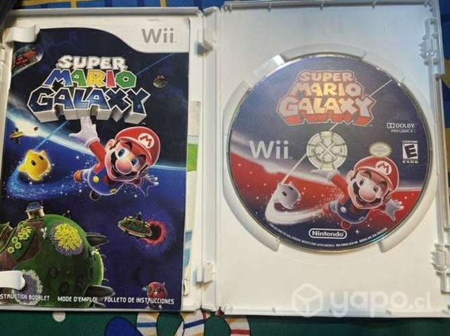 Pack de Mario Galaxy y 2 controles con nunchuk