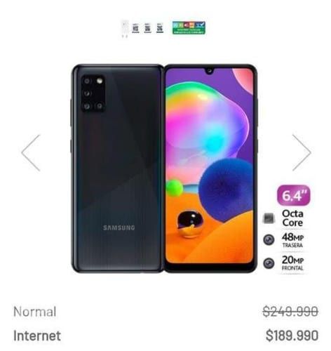 Celular sin detalles