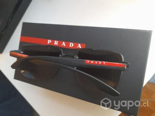Lente prada original línea rossa unisex