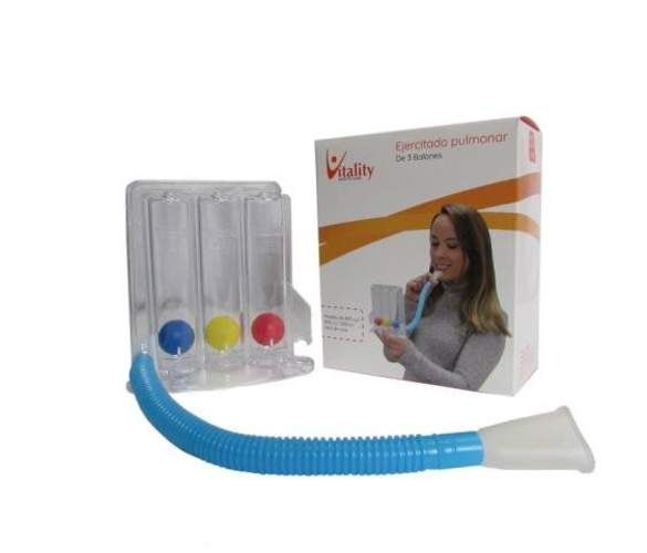 Triflo ejercitador pulmonar