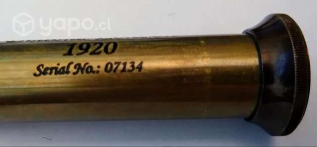 Catalejo / Telescopio Marino De Bronce, Retro