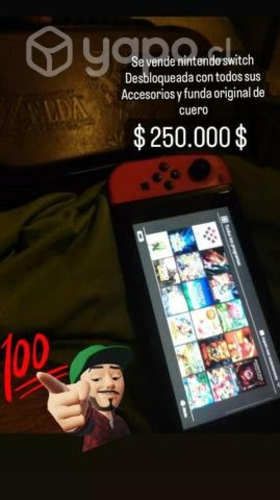 Nintendo switch desbloqueada