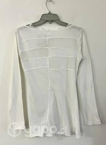 Polera Marca Umbrale Talla Xs Blanco