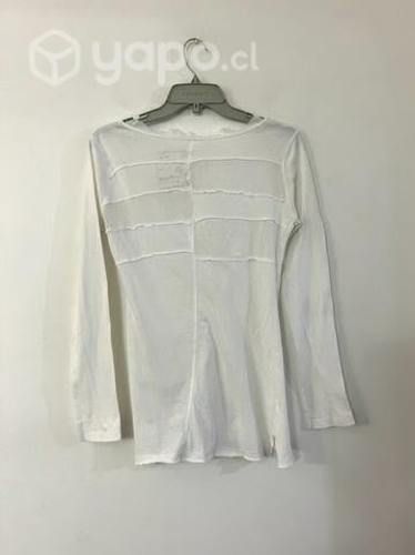 Polera Marca Umbrale Talla Xs Blanco