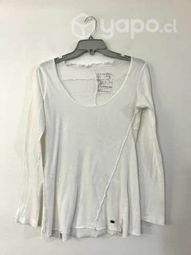 Polera Marca Umbrale Talla Xs Blanco