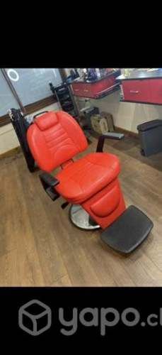 Silla de barberia hidraulica de usa profesional