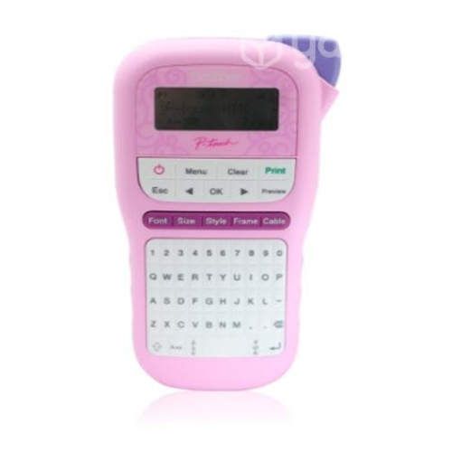 Rotuladora pt-h110 portatil brother. rosada