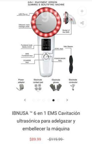 Excelente maquina 6-1 para cavitacion