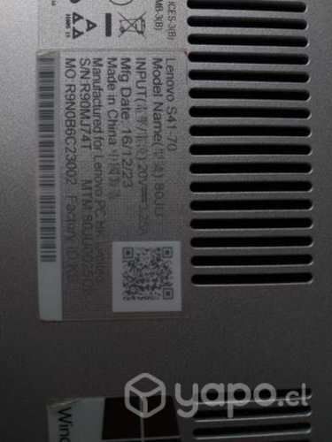 Laptop lenovo s41-70